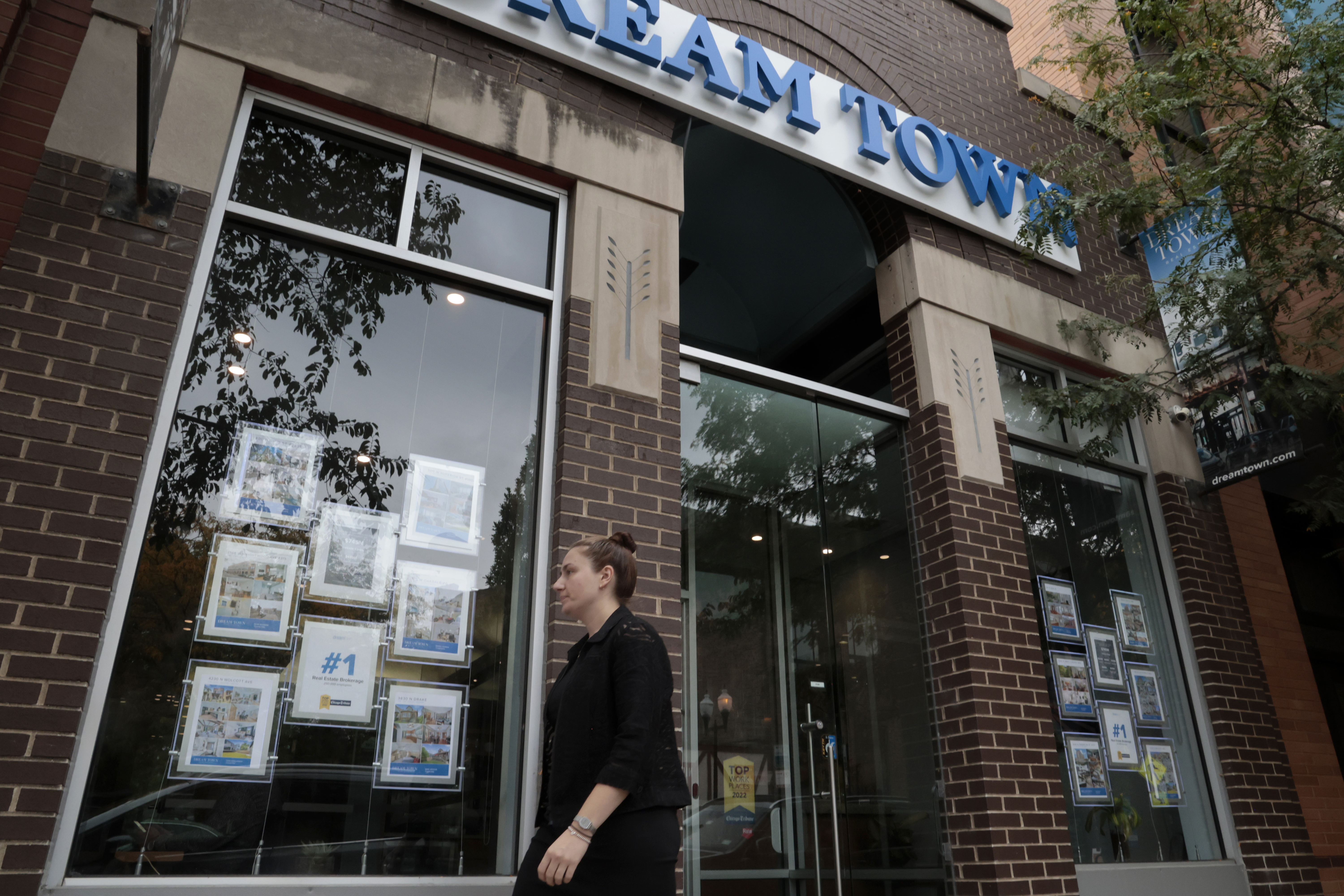 Elizabeth Hardway, operations and administration manager, steps out of the office for a moment at Dream Town Realty. Elizabeth Hardway, operations and administration manager, steps out of the office for a moment at Dream Town Realty.